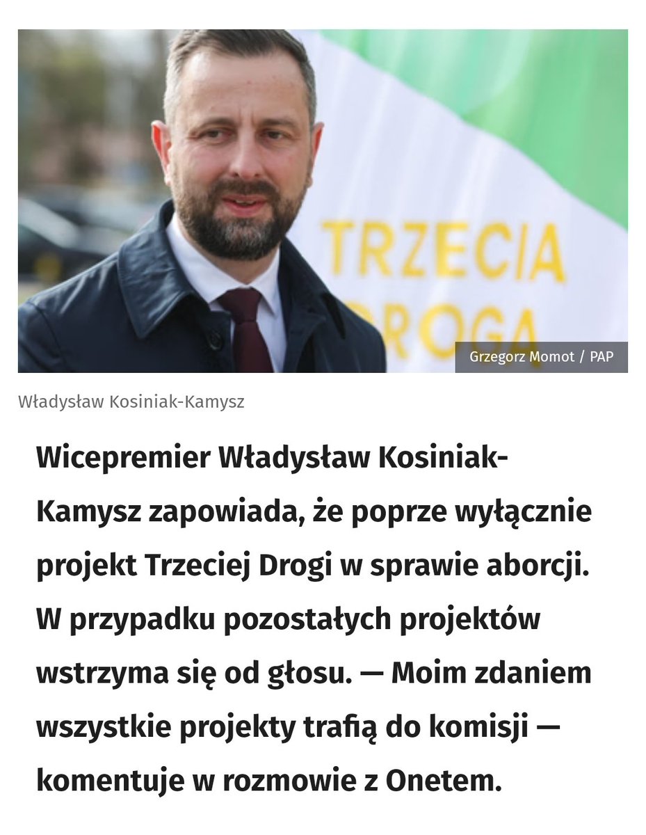 Acha. Hołownia domagał się deklaracji Lewicy, że wyślemy wszystkie projekty do Komisji, ale #PSL nie tylko nie musi składać takich deklaracji, ale także głosować tak jak się wszyscy umówili. Ponad 100 dni rządów koalicji, a prawo takie jak za PiS. I nic się nie zmienia.