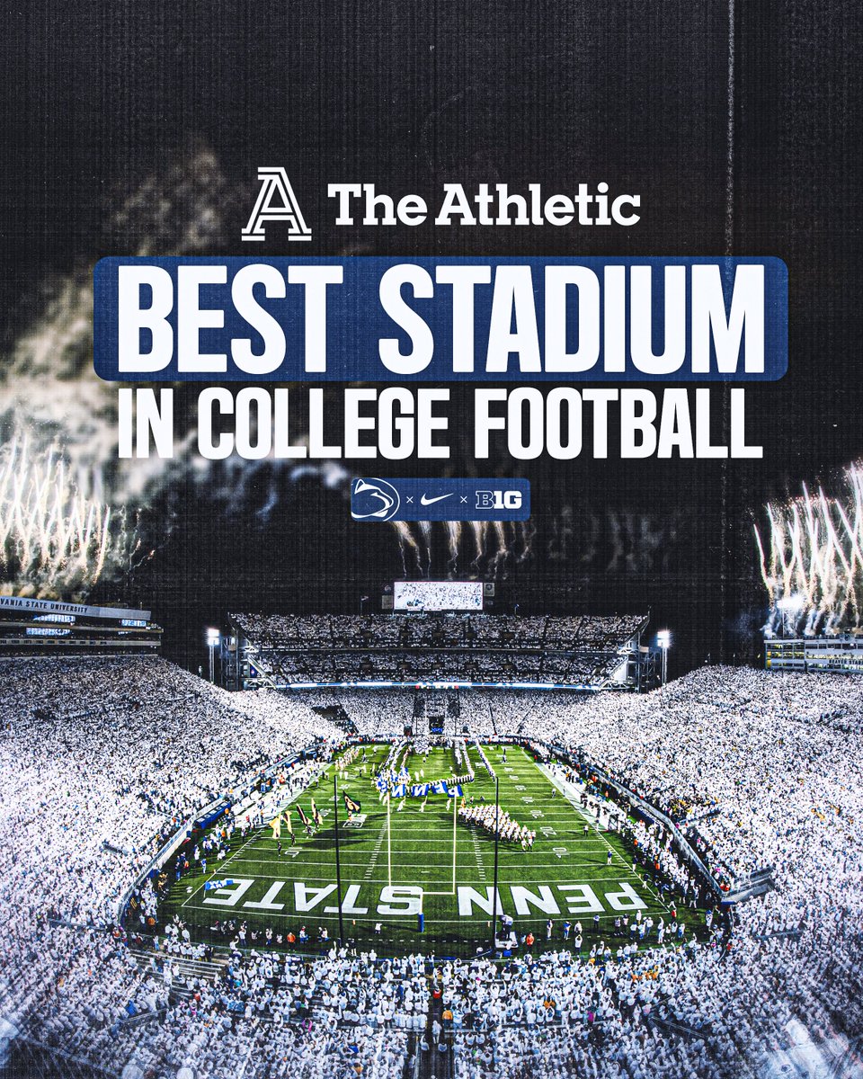 Voted BEST stadium in college football thanks to the BEST fans in college football 🏆 #WeAre | @TheAthleticCFB