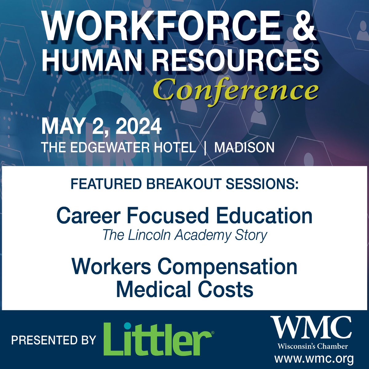 Join us in Madison on May 2 to learn about solutions to some of the state's workforce challenges. Register today: wmc.org/events/human-r…