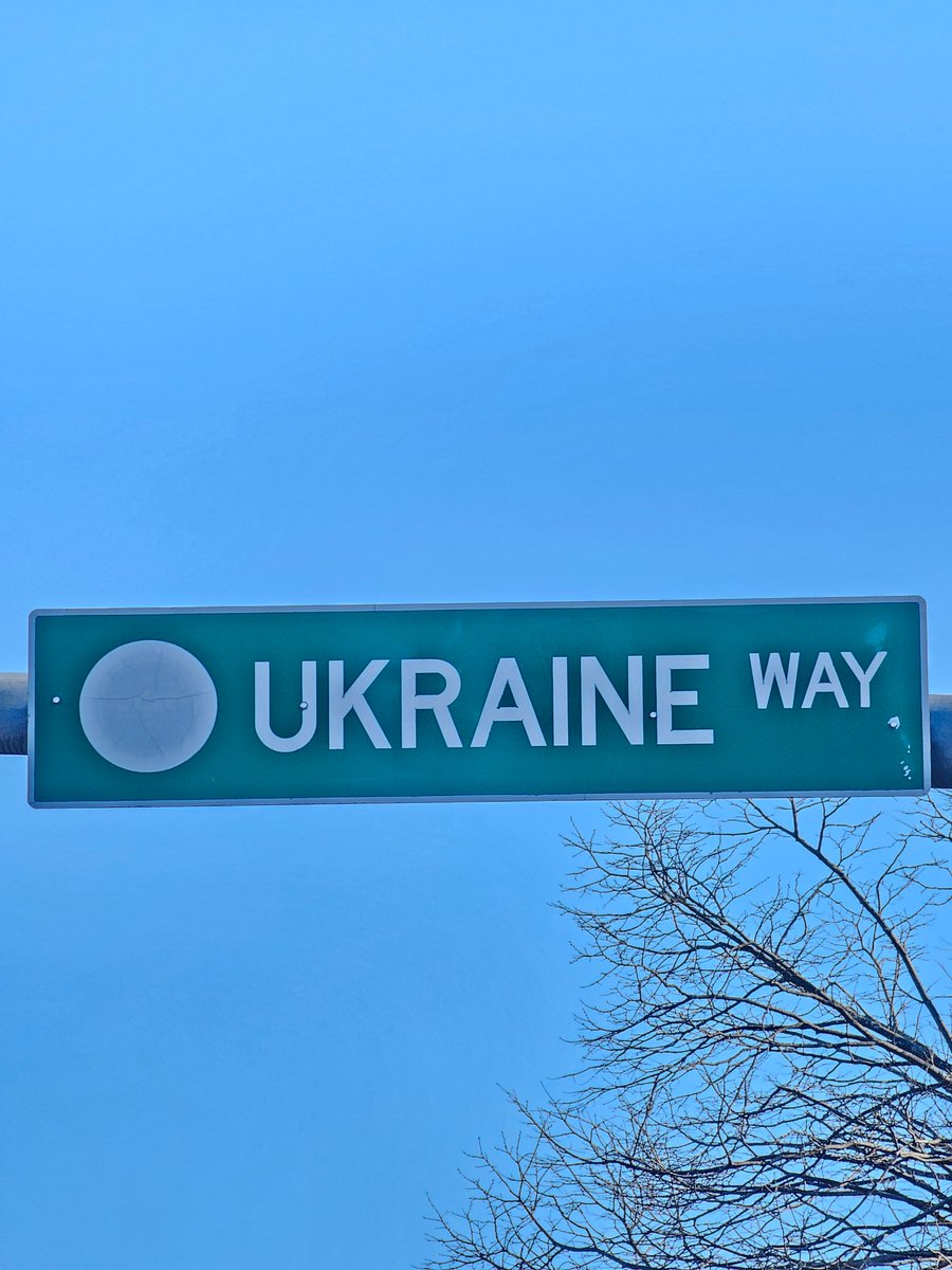 A street outside Forest Hills Station was renamed to Ukraine Way in 1997 to honor the local Ukrainian-American community in the Boston area.