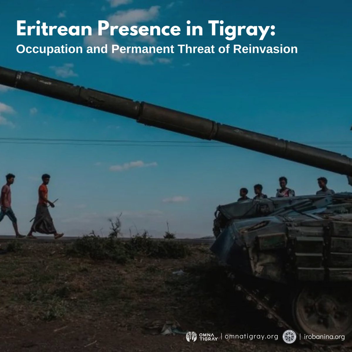 Eritrean forces are perpetrators of #TigrayGenocide. Eritrean troops have been present in Tigray since Nov. 2020. Today, 🇪🇷 troops still occupy parts of #Tigray, with a threat of reinvasion looming over unoccupied territories closest to the border & all of Tigray. Read more👇🏾