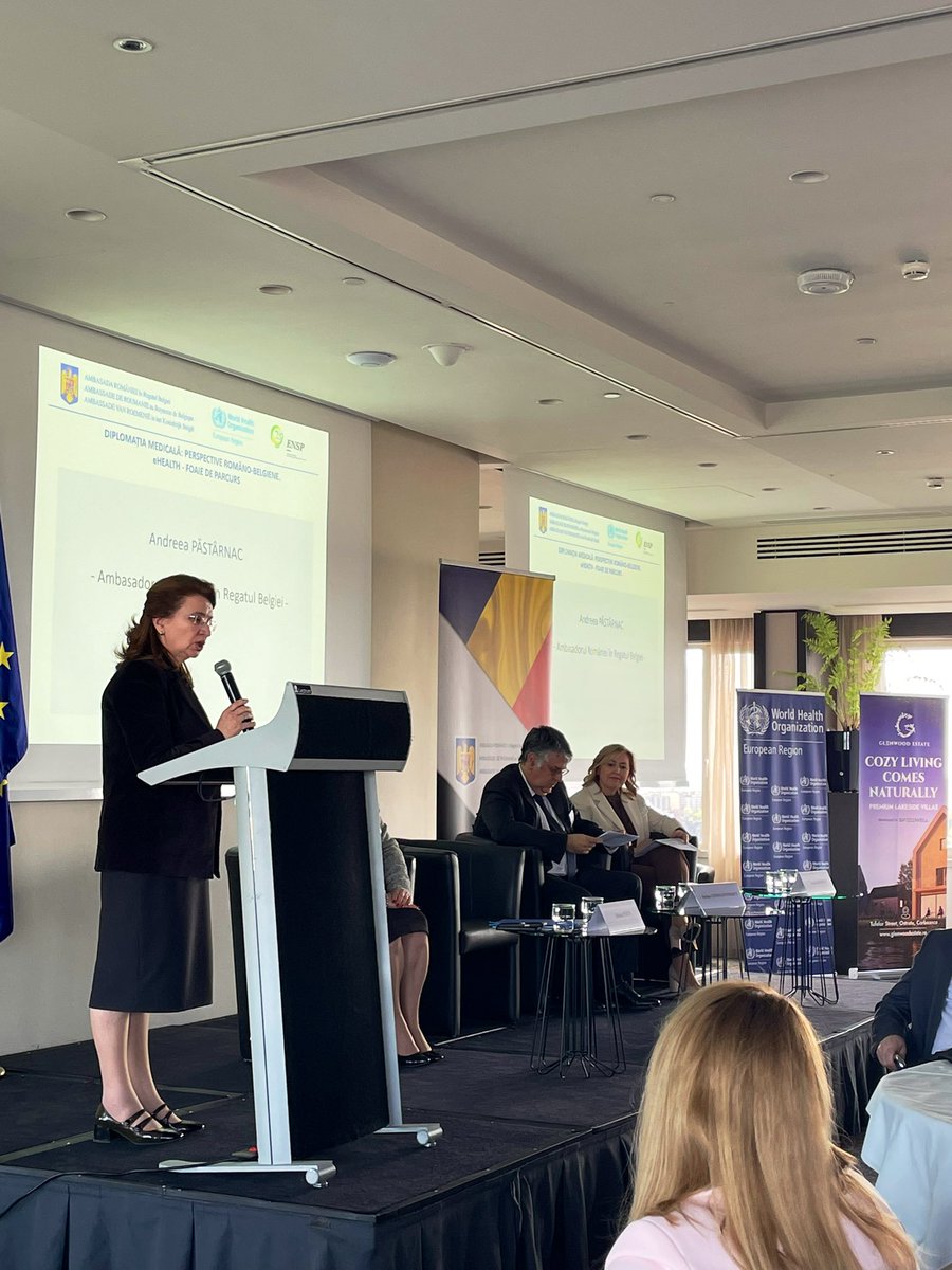 Proud to announce our contribution to the event #MedicalDiplomacy: Belgo-Romanian Perspectives for #eHealth, organized by the Romanian Embassy in Belgium with the support of ENSP and @WHOatEU. As we delve into the future of eHealth, we reaffirm our support for its progress🤝🇷🇴🇧🇪