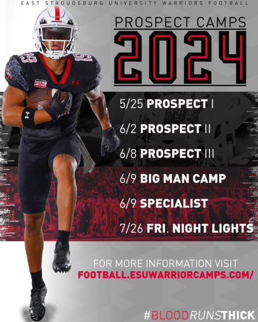 Id like to Thank @CoachRyanFreed for the invite to @ESU_Football camp. Can't wait to get there and compete. @Jimterwilliger @coachHags15 @CoachJBurch @CoachReigel @Coachjoekucky @coachlackey @CoachRice_NL @LebCoSports1 @717_sports @CaryMoyer @AfnfR @ACgetfast203 @mrpafootball