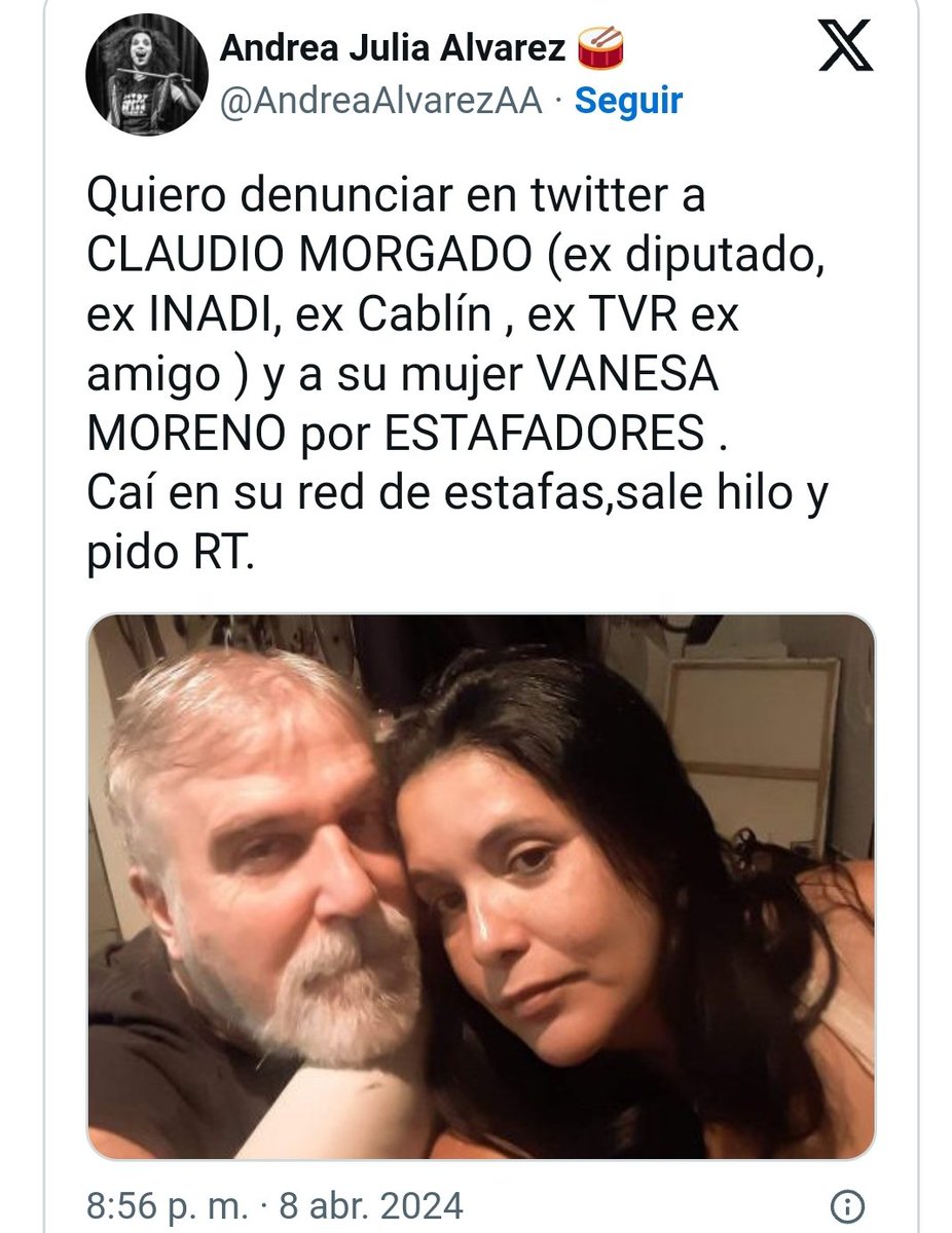 Ya no sorprende por lo habitual, otro kirchneristas que fue titular del Inadi denunciado, esta vez no por tener una mucama en negro sino por estafa.