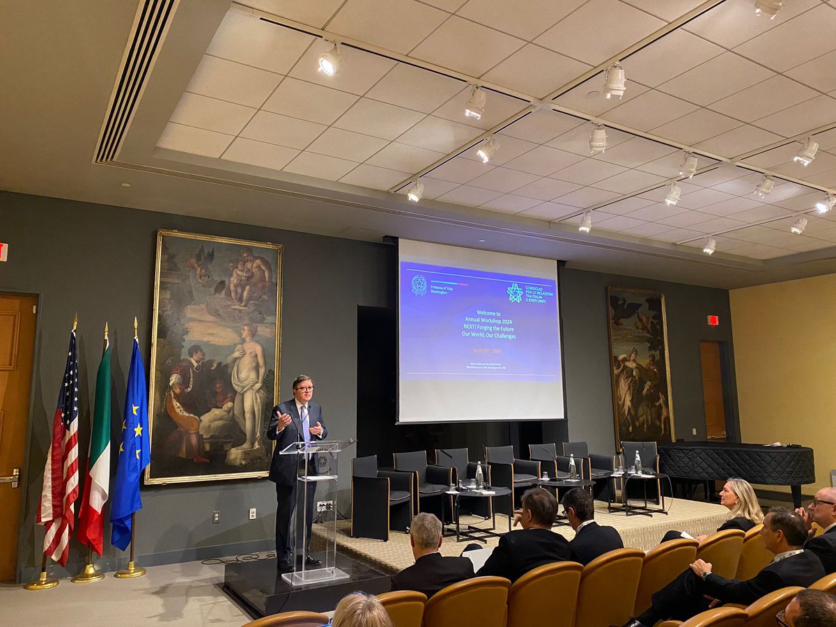 “Science is humanity's greatest expression of hope. The relationship between science and politics has never been more important.” Thank you @stateeur Jim O’Brien for mentioning the relationship with Italy as “constitutive for the US, the bedrock to move forward” 🇮🇹🤝🇺🇸 @consiusa