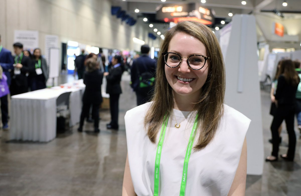 Emily Zboril, Massey Ph.D. student in the lab of @chuck_harrell, assesses the efficacy of new endocrine therapies in treating ER-positive breast cancer that has spread to the bone. #AACR24