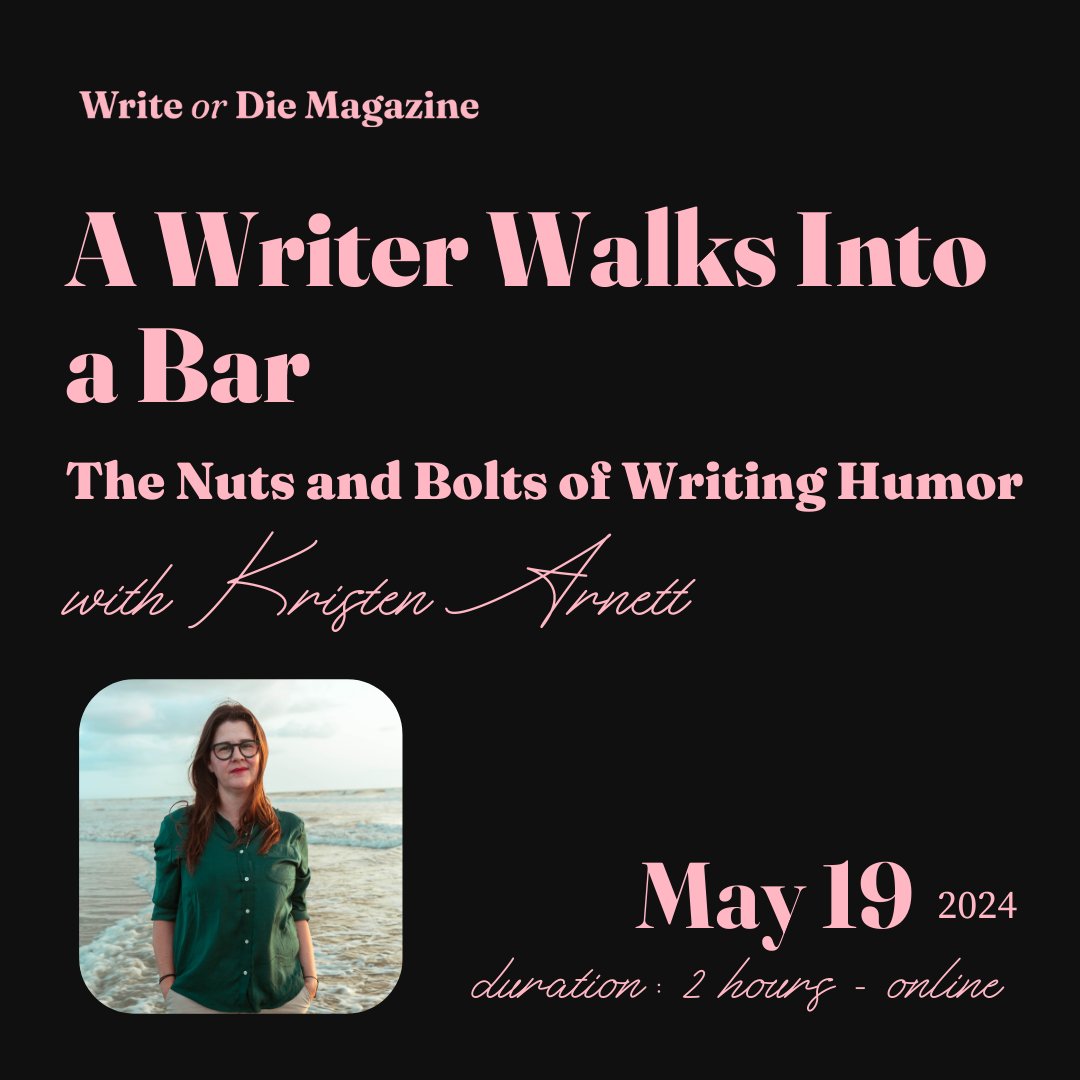 hey guess what? i am gonna be teaching a writing class on HUMOR! you can register here! COMEDY! guaranteed i will at least tell 20-35 extremely bad jokes, so you'll get something (horrifying) out of it chillsubs.com/writeordie/wor…