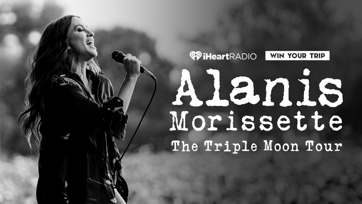 Listen to Today's Mix Radio on the FREE iHeartRadio App for your chance to win a trip to see @Alanis on The Triple Moon Tour! More details: ihr.fm/AlanisContest