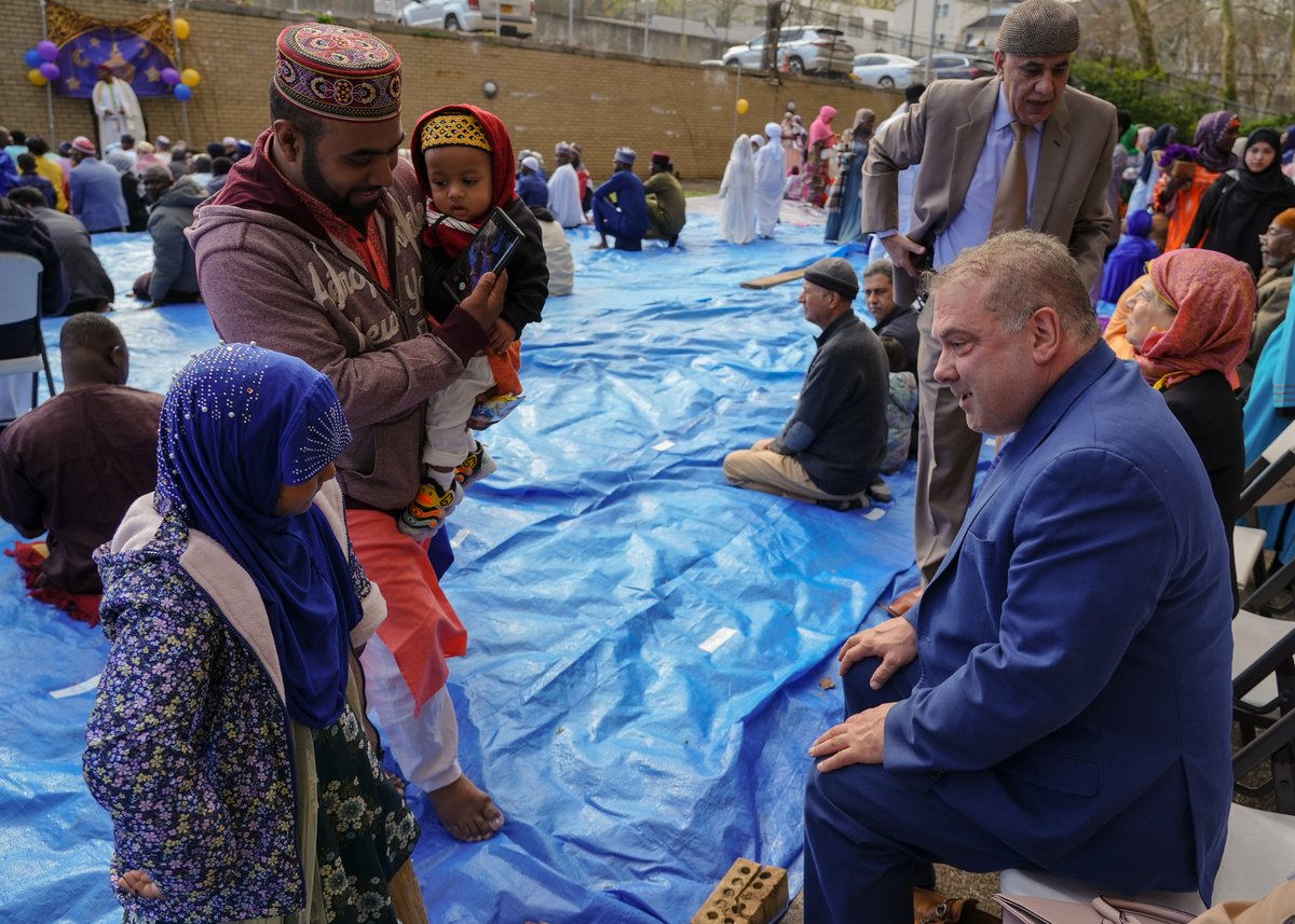 A beautiful Eid celebration just after sunrise at the Yonkers Islamic Center. I observed the morning prayer service and spoke with our Muslim neighbors. While we all reflected and came together in fellowship, there was a universal message of peace, sacrifice, and understanding.