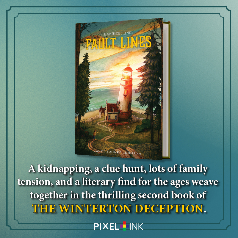 The STUNNING cover of THE WINTERTON DECEPTION: FAULT LINES is here! A kidnapping, a clue hunt, lots of family tension, and a literary find for the ages weave together in the second book of The Winterton Deception series, coming this fall! @MsVerbose #coverreveal