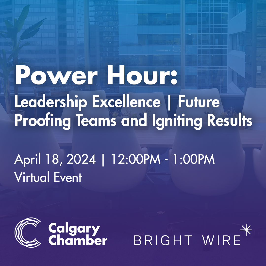 In the next Power Hour on April 18, learn more about how high-performing teams are a core responsibility in leadership, and why leaders need to guide their teams with greater intention and effort. Register now: tockify.com/calgarychamber…