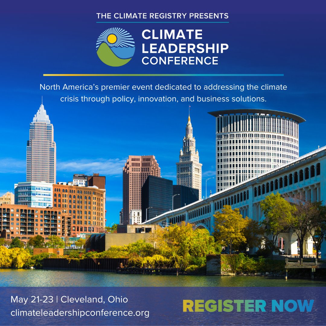 Join innovative leaders from business, government, academia, and the nonprofit community May 21-23 at #TheCLC to explore the latest energy and climate solutions and celebrate climate leadership! Use our partner code CleantechSD-10 for 10% off - climateleadershipconference.org/register/ #TheCLC