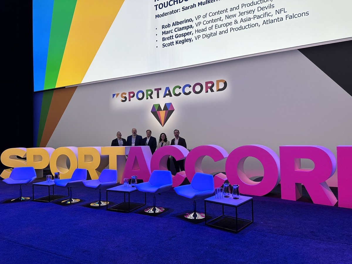 Talking Taylor Swift and creative content as well as the challenges, financial and geopolitical for sporting bodies across a couple of panels today at @sportaccord in Birmingham.