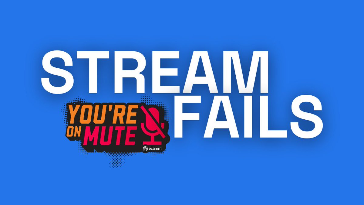 Have any of these #streamfails happened to you? ecamm.com/blog/stream-fa…