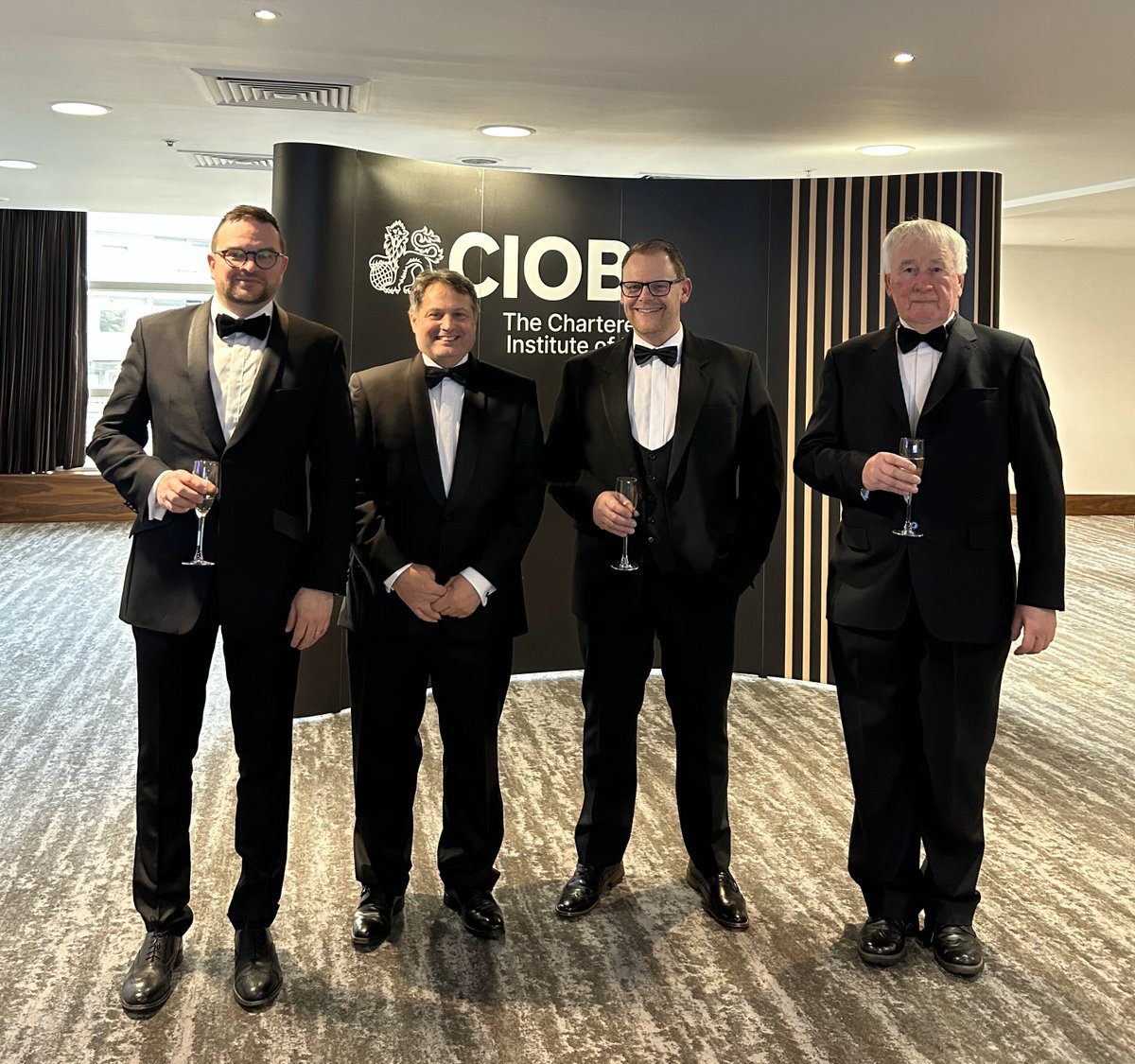 Today, Wayne is back ensuring our Soane Stable Block project runs smoothly at Royal Hospital Chelsea @RHChelsea. Whilst last night didn't see an award win, it was great for members of the team to celebrate Wayne as a finalist at the @theCIOB Awards. #ciobawards #ciob