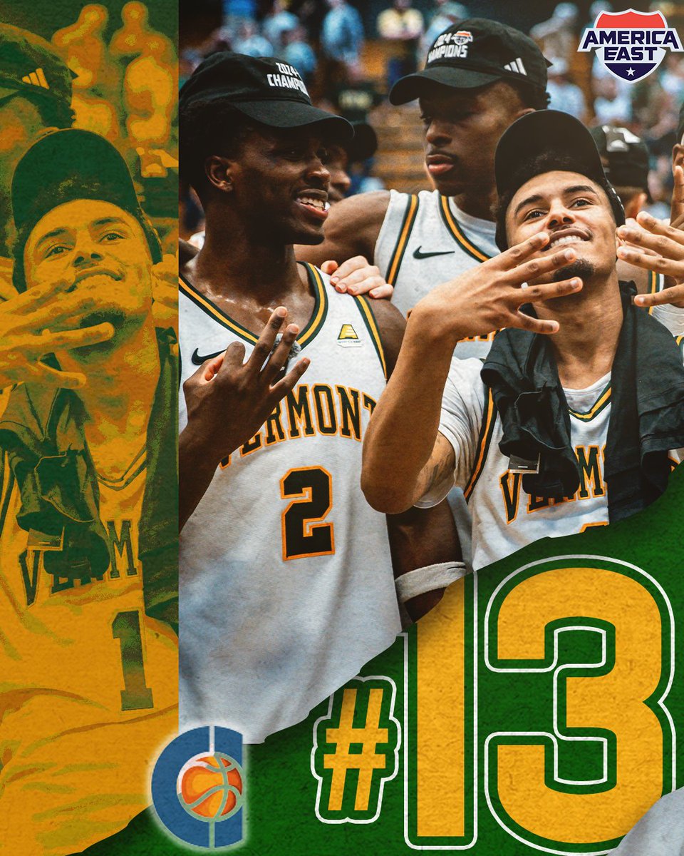 Following another #AEHoops Title and NCAA Tournament berth, @UVMmbb finished 13th in the final @collegeinsider Mid-Major Poll! collegeinsider.com/mens-mid-major…