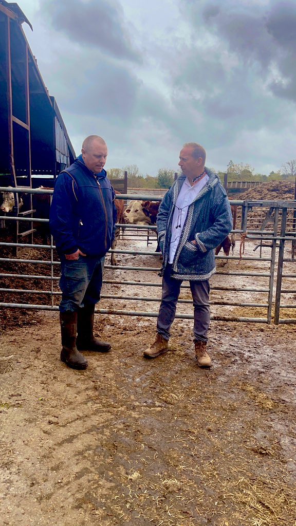 A morning with Julian, learning more about his pedigree Hereford cattle. In the shop this week.