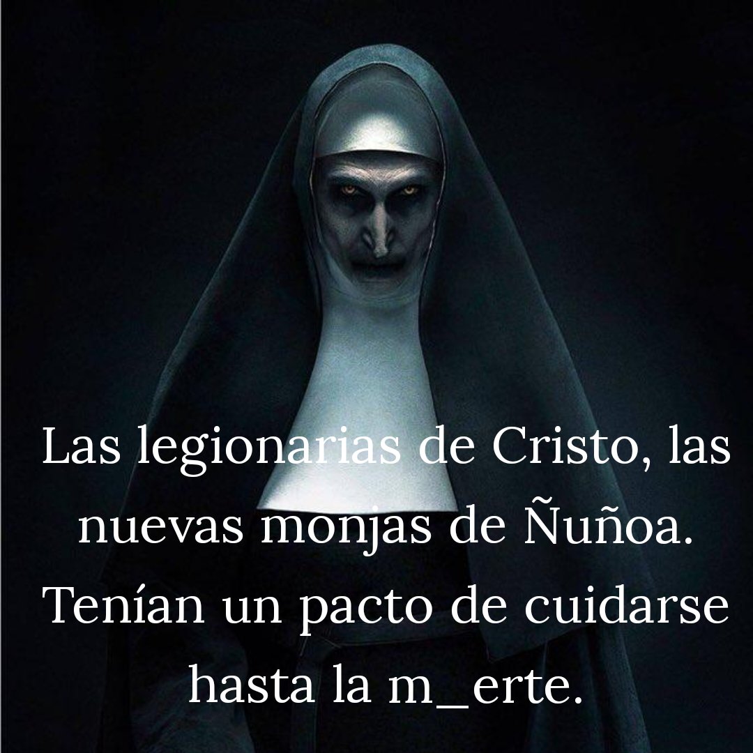 #Ñuñoa  tengan cuidado con las monjitas  #Chile #SantiagoDeChile #Monjas