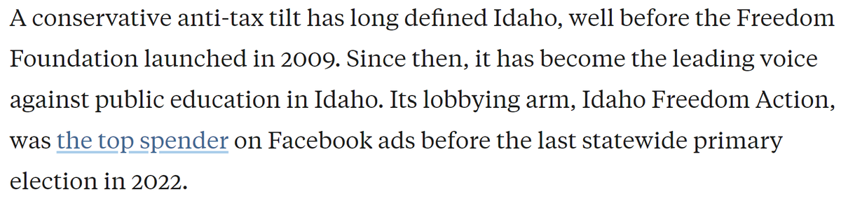 A must read expose on #grIFFters at Idaho Freedom Foundation manipulating the #idgop to change the playing field to destroy public schools in #Idaho. #idpol