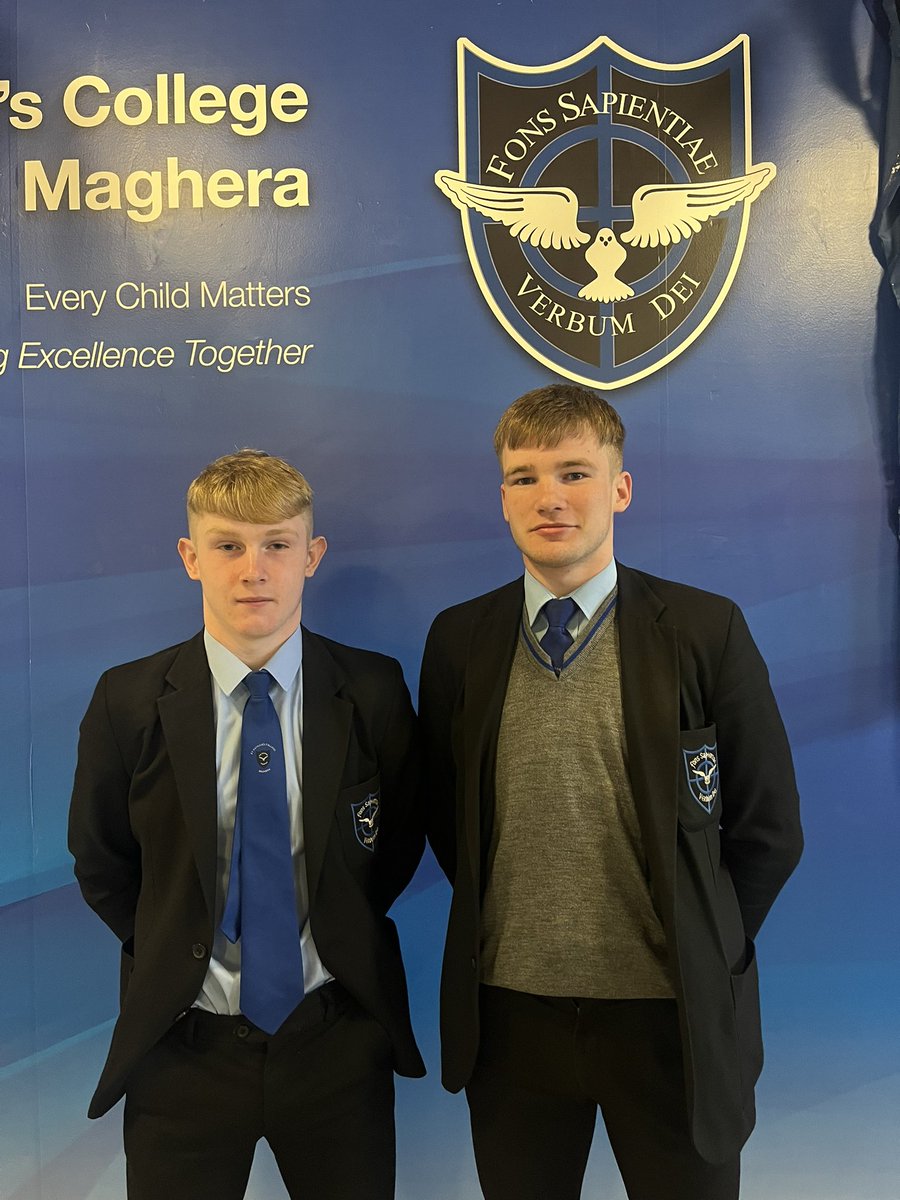 ⭐️ All Stars ⭐️ The College celebrated the success of the Ulster Schools All Stars, Fionn McEldowney ( Football and Hurling) and Tiernan McCormack ( Football) today. What a fantastic accolade for both Fionn and Tiernan plus there clubs, @GACSlaughtneil and @MoneyglassGAC