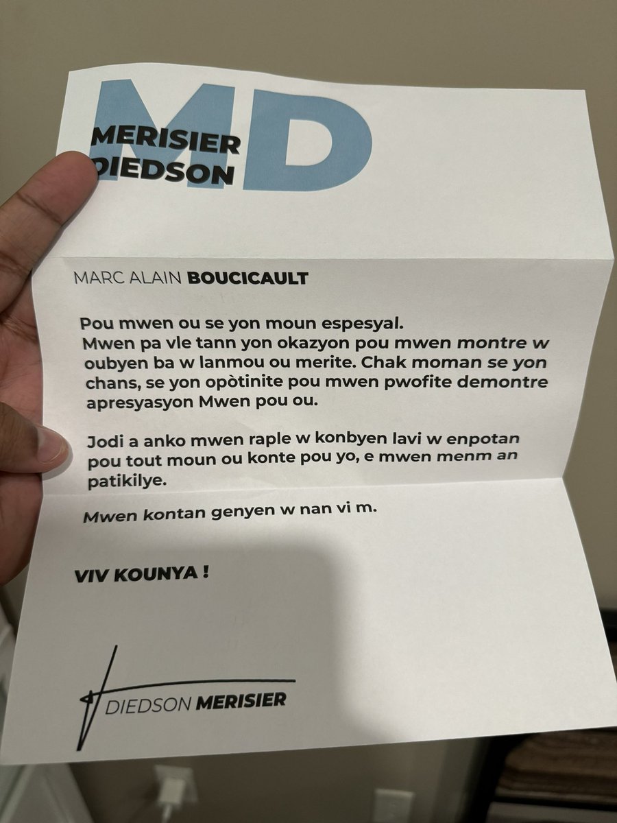 marcalainb's tweet photo. Ti medikaman pou sante mantal. Mèsi @MDiedson 🫂. 
Si yon moun enpotan pou ou. Dil sa kounyea. Pa tann. 🇭🇹 https://t.co/bZcx0GNM62