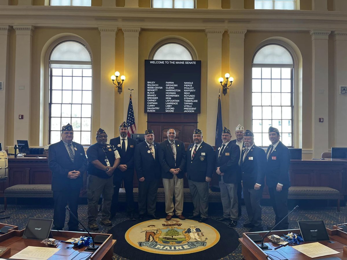 VFW members are showing up #FORVETERANS in their Maine community, and advocating for legislation that would ban Claim Sharks' predatory practices of charging veterans exorbitant fees for services that are FREE to them, and that they have earned and deserve. #DontFeedTheSharks…