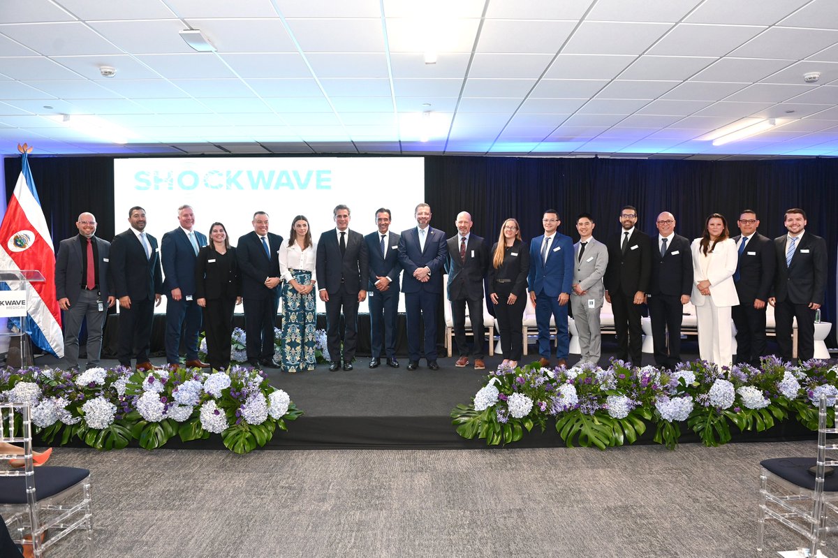 We’re thrilled to celebrate the grand opening of our #ShockwaveIVL production plant in San José, Costa Rica! The momentous event was attended by our CEO, @douggodshall, as well as the President of the Republic of Costa Rica, Rodrigo Chaves Robles @presidenciacr. Welcome to…