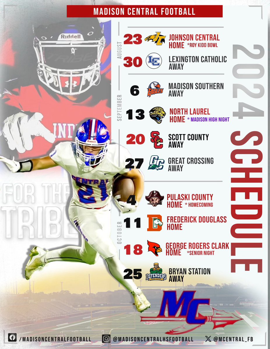 🚨 2024 Schedule 🚨
#RollTribe
#ForTheTRIBE