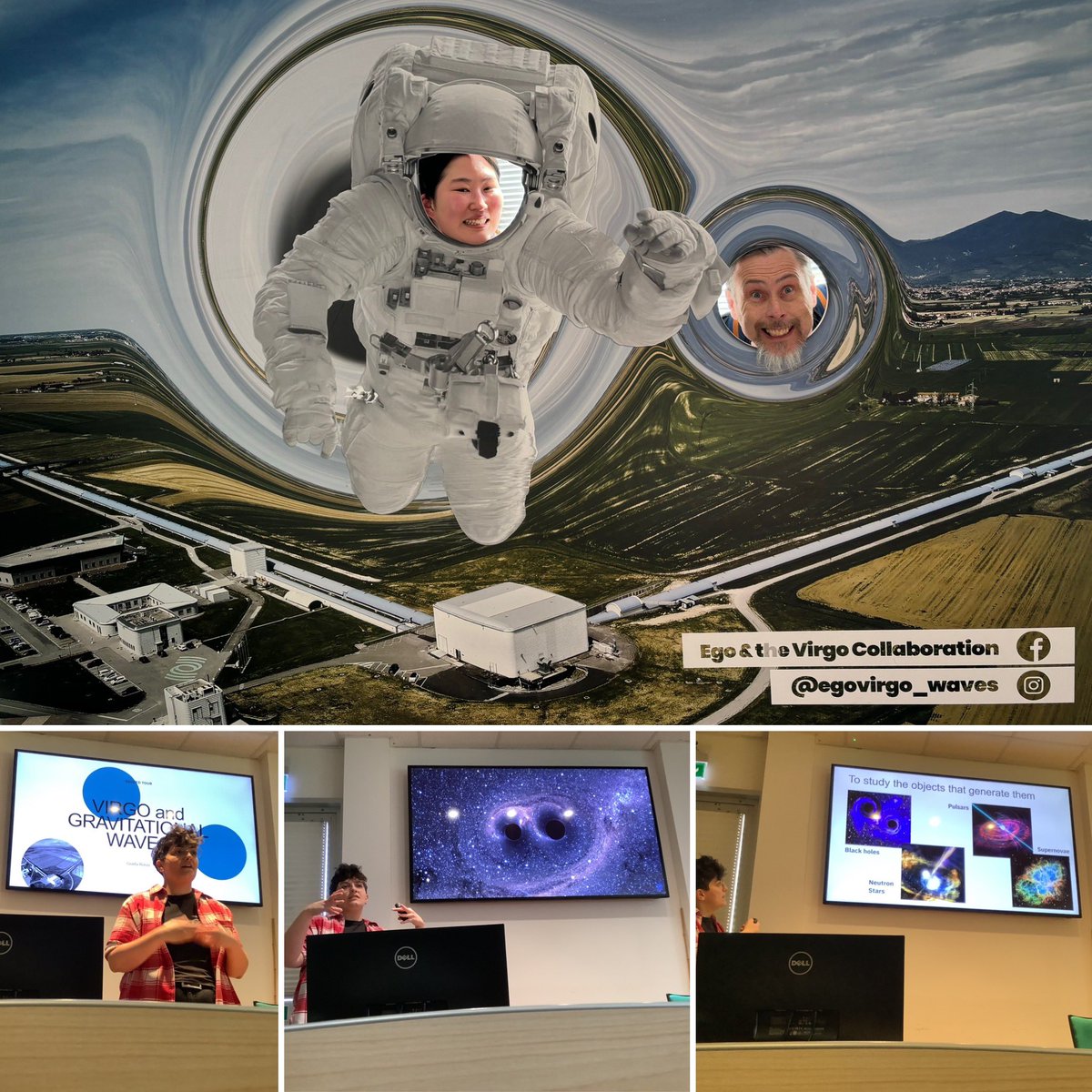 LEH_STEM's tweet image. Renaissance to right now with the Virgo Interferometer! This incredible machine uses lasers and 3km vacuum tubes to explore the universe using gravitational waves! Sayonara CERN 👋 - Virgo is for the “cool kids” 😎 and that is precisely why LEH is here! 🎯🚀🔭✴️ #lehschool