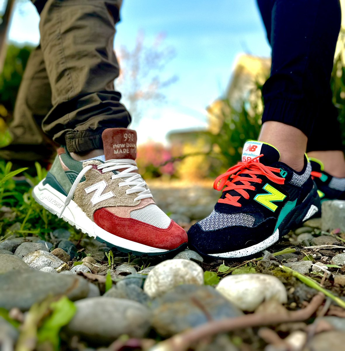 shilohnsam's tweet photo. Happy Hump day!!! Wifey and I wanted to rep both our siblings for national s.. they def love New balances ππΎπ #nationalsiblingday #WomenSneakerWednesday
#womensneakerheadwednesday #dailysole #kicksoftheday #thesolefirm #kith #newbalance #mywifebetterthenyours https://t.co/i9GnZTqchu