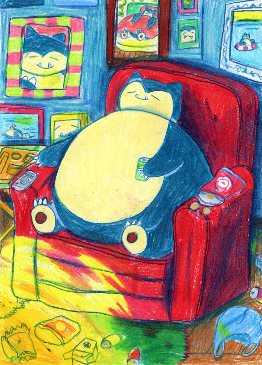 Lazy Night in with Snorlax.