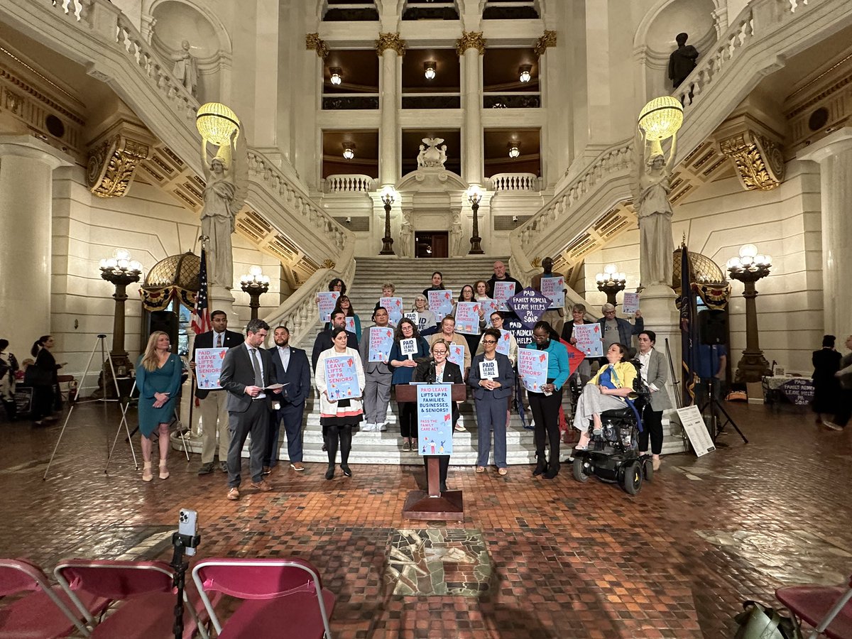 The #FamilyCareAct is bi-partisan legislation that would establish a statewide family and medical leave insurance program.

This important legislation will help hard-working Pennsylvanians care for themselves & their families when a serious health issue strikes occurs.