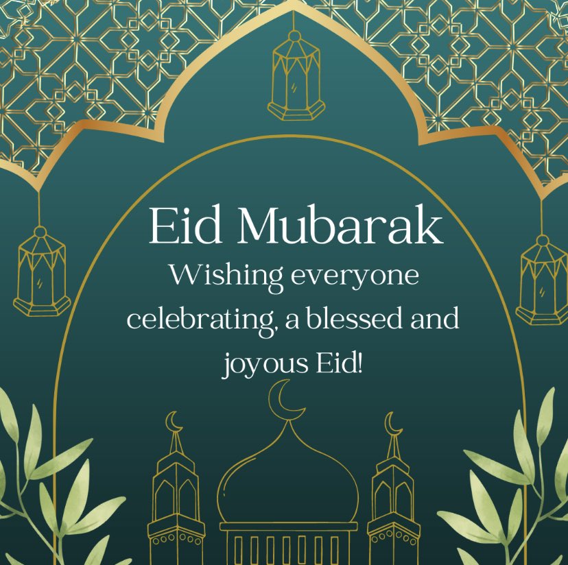 We want to wish everyone observing today a happy and joyous Eid celebration!