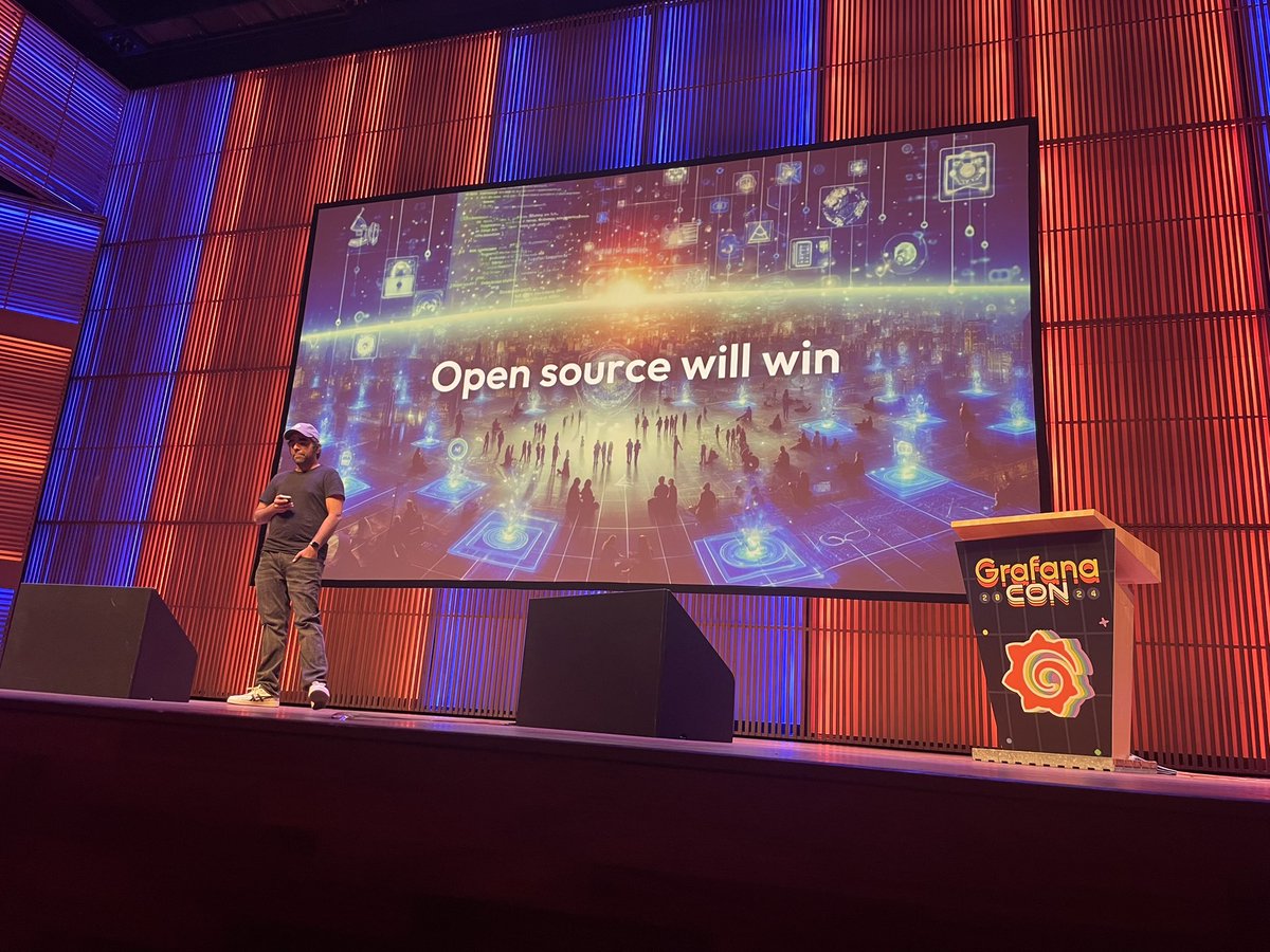 Open source will win.🥇 

From @nopzor closing remarks at #GrafanaCON