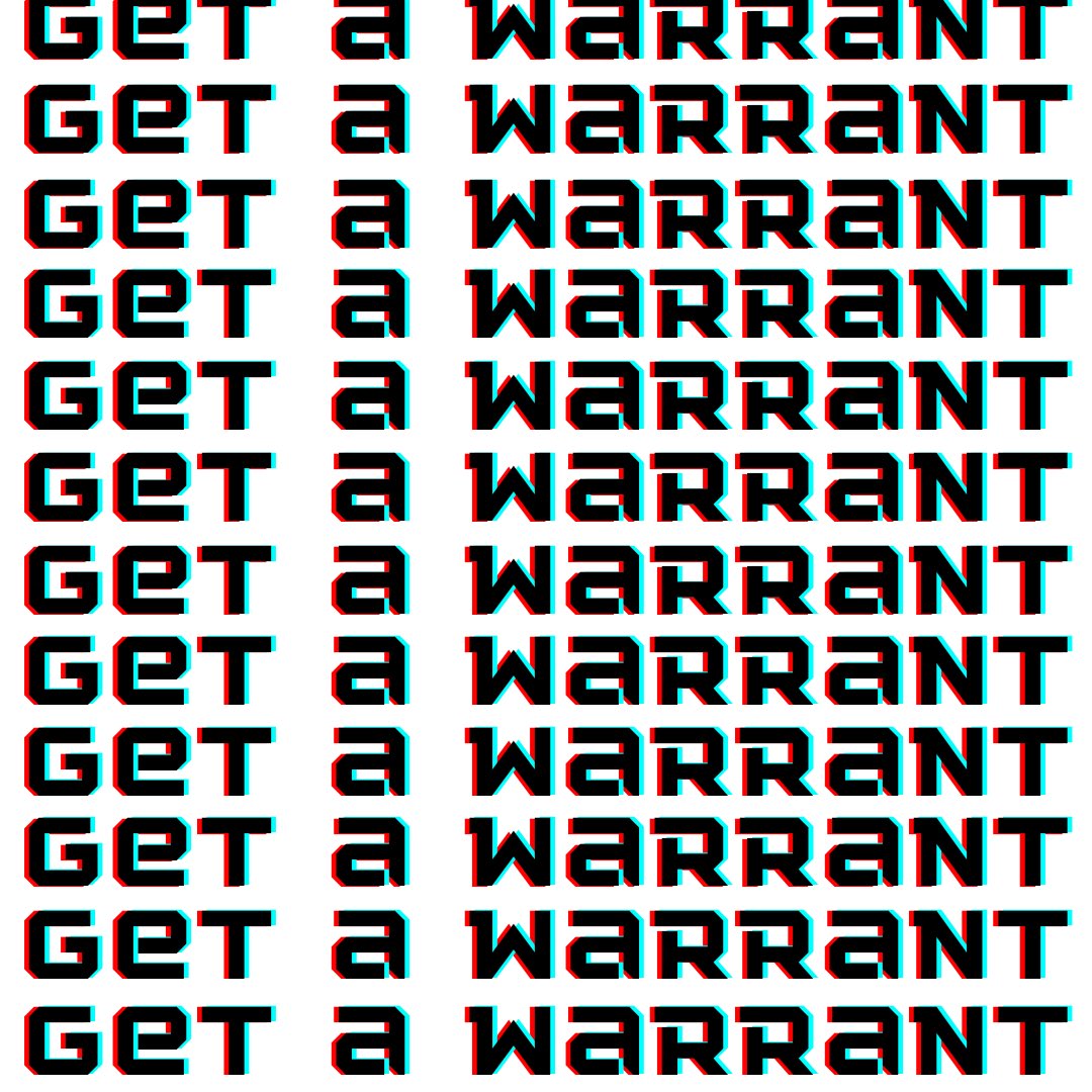 Get a warrant. #FISA