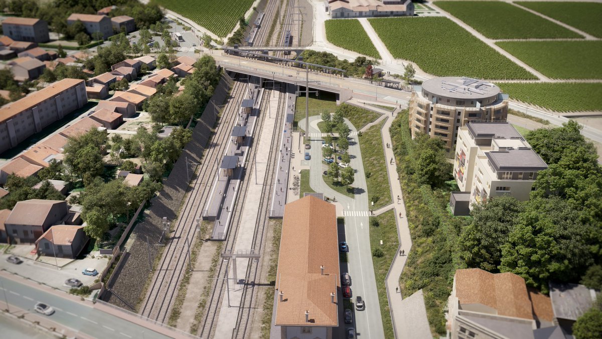 🏗 Début des travaux de la future halte de Talence-Médoquine et son Pôle d’Echanges Multimodal dans le cadre du développement du SERM de @BxMetro ➡️Projet majeur en @NvelleAquitaine qui offrira des alternatives pour faciliter le déplacement quotidien des 4000 voyageurs attendus