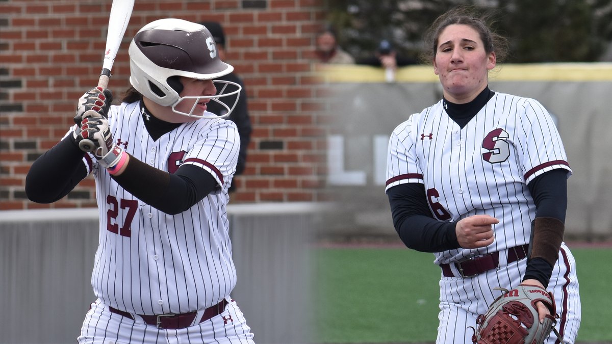 #SpringfieldCollege's Amelia DeRosa and Carissa Pecchia Named to 2024 Tucci/NFCA Pitcher and Player of the Year Watchlist tinyurl.com/2ca7bjcy