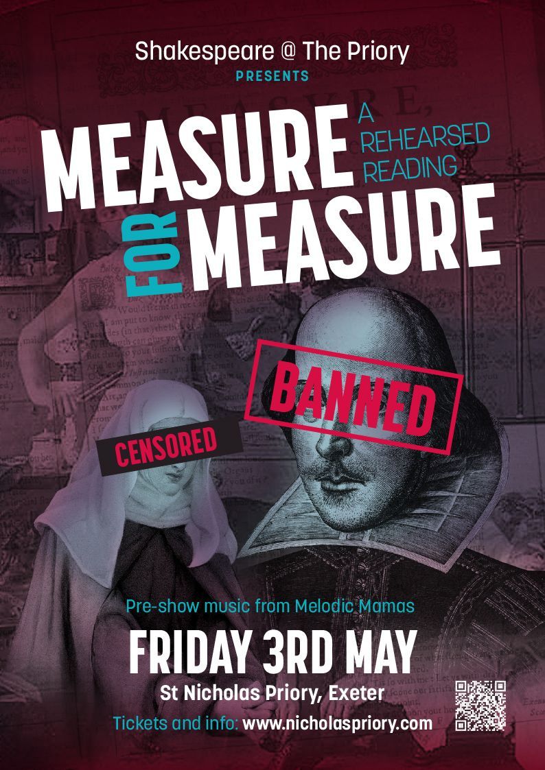 Shakespeare at the Priory! We're looking forward to this👇 More info and tickets here buff.ly/3vDtBIA @chascoldfield @artsandculturex @exetercultural @execityoflit @visitexeter #Shakespeare #Exeter