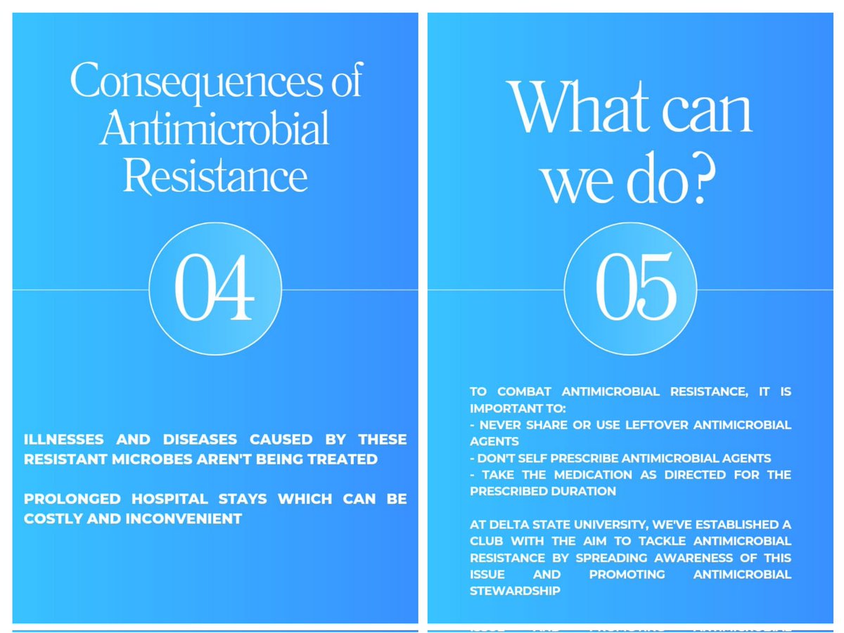 From knowledge to action, let's fight antimicrobial resistance and build a world where AMR is a thing of the past.
#AMRawareness
#AMRprevention
#GlobalHealth