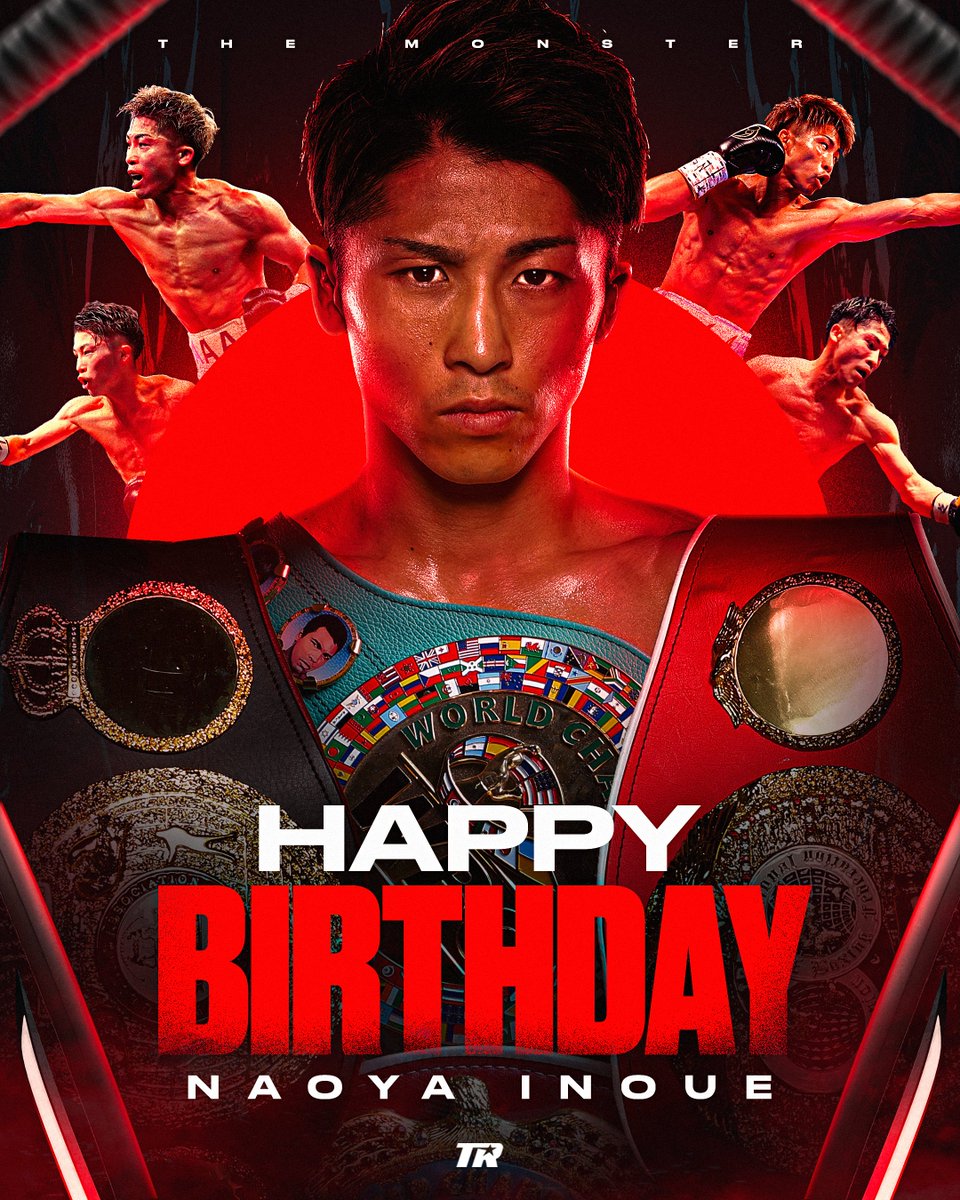 THE MAN. THE MYTH. THE MONSTER. Happy birthday, @NaoyaInoue_410! 🇯🇵