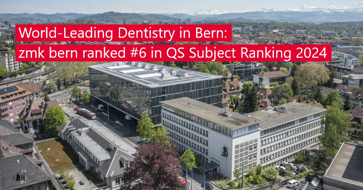 🍾Bern Institute of Dental Medicine ranked as the sixth best school of dental medicine in the world by the 2024 QS Subject Rankings released today. 👏Congratulations on this major success to the entire zmk bern staff! To the rankings: topuniversities.com/subject-rankin… #dentistry @unibern