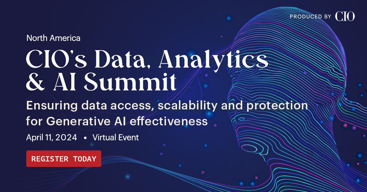 North America: Calling all CIOs! Join our virtual summit and revolutionize your AI approach. Learn how to innovate at scale, optimize multi-cloud infrastructures, and develop a clear strategy for AI success. Mark your calendars! #CIOAILeadership Register: trib.al/8WoH4Xz