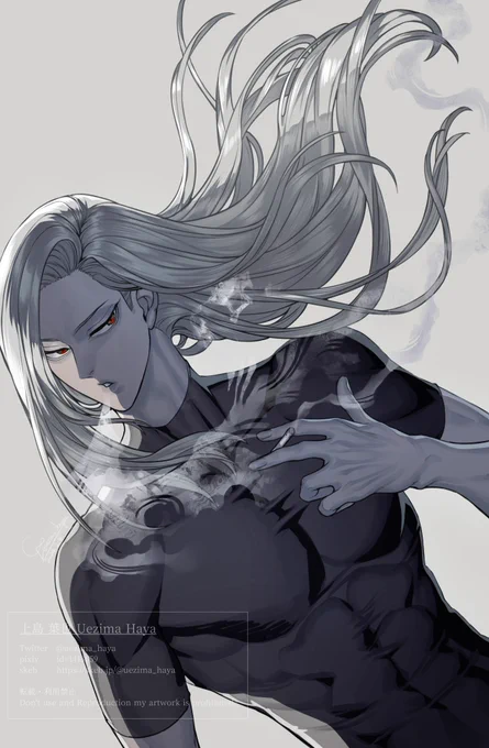#オリキャラは性癖の見本市長髪で綺麗な男が好きです!!!!!高身長で装飾付いているともっと好きです!!!!! 
