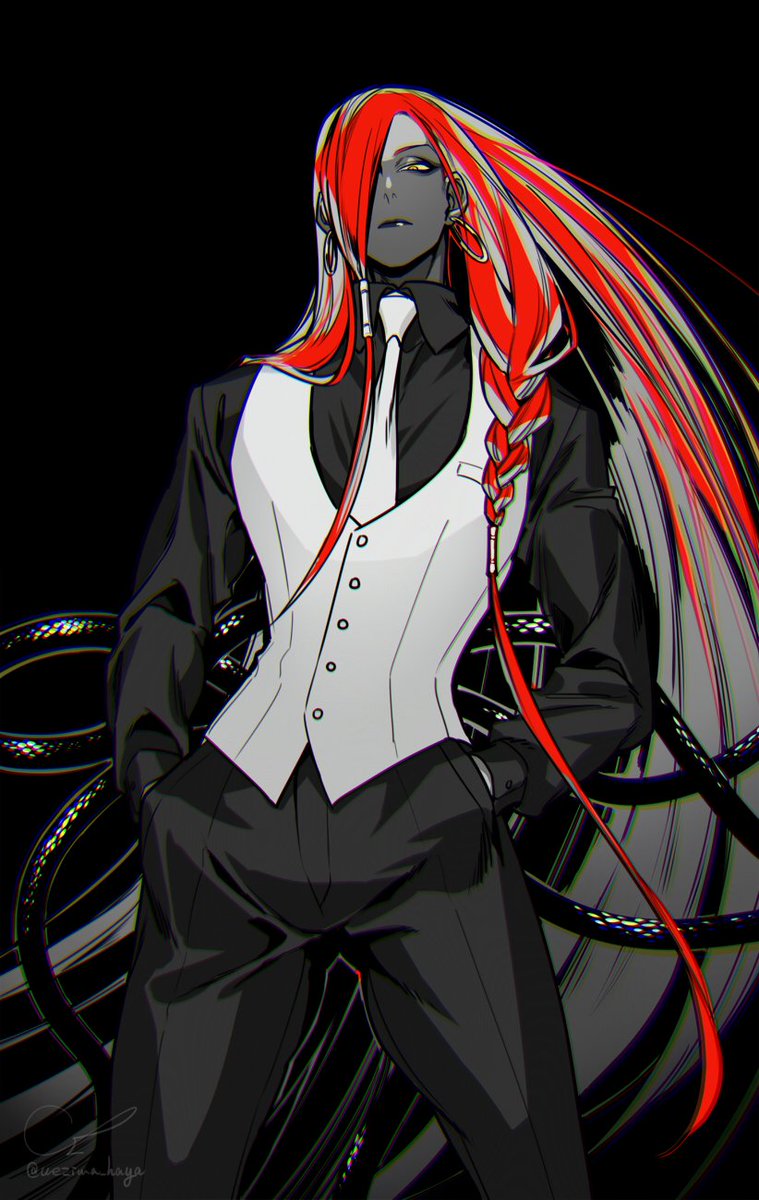 #オリキャラは性癖の見本市
長髪で綺麗な男が好きです!!!!!
高身長で装飾付いているともっと好きです!!!!! 