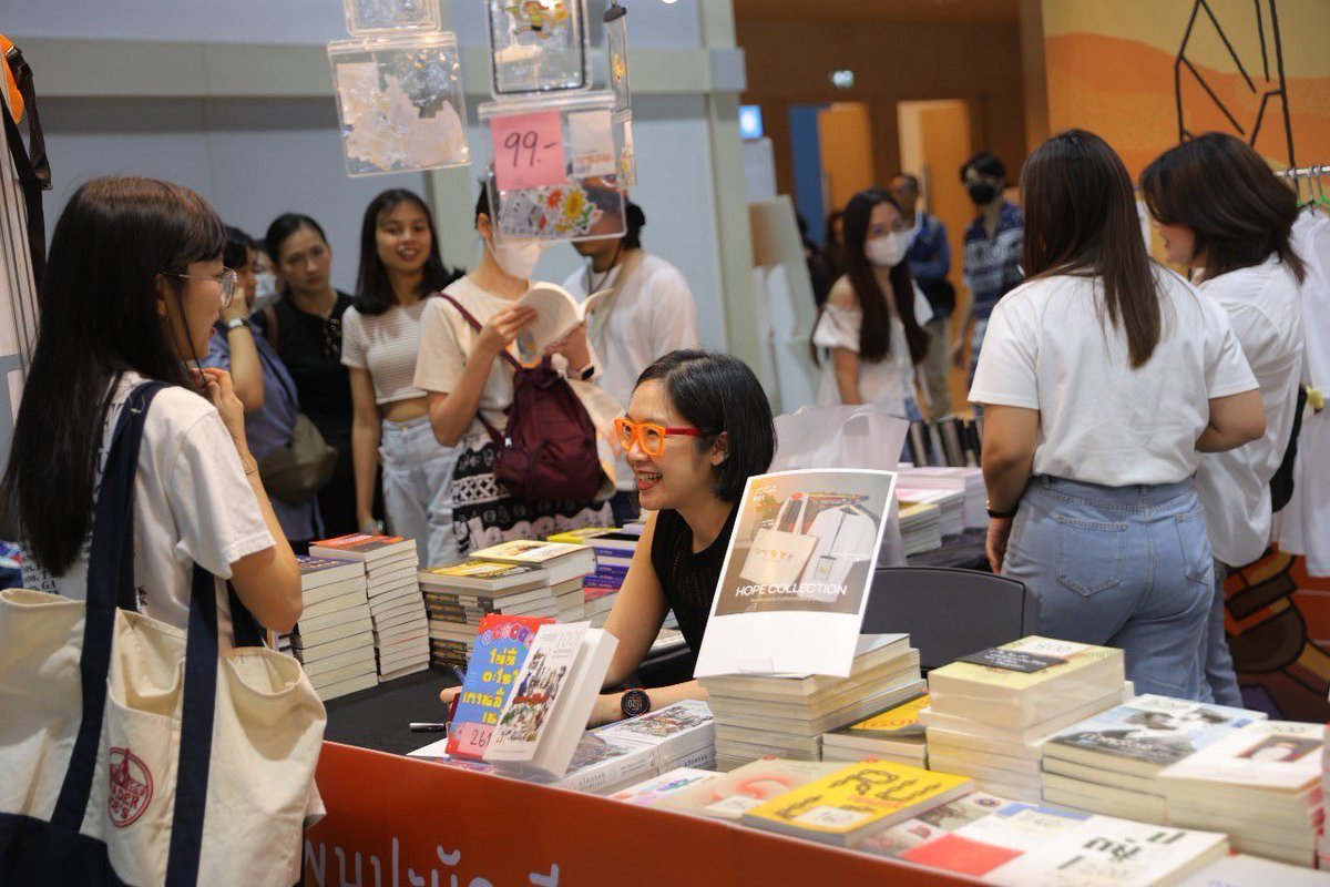 ขอขอบคุณนักอ่านทุกท่านที่ยังคงแวะเวียนมาพบปะเราที่บูธ พบกันใหม่เดือนตุลา #Booklympics #BKKIBF2024 #สัปดาห์หนังสือ67 #งานหนังสือ67