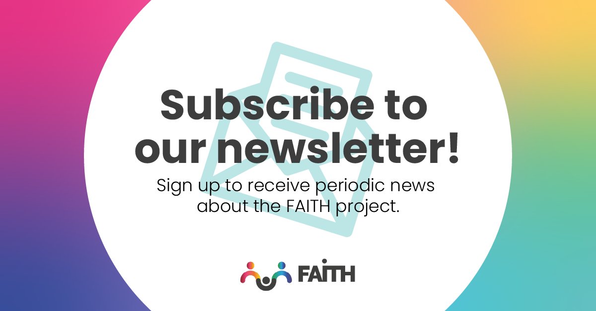 Subscribe to FAITH Newsletter!📬 #HorizonEU FAITH project publishes monthly original articles on #eHealth, #CancerCare, #MentalHealth, #technology, #AI and much more on its website! Receive your updates in your mail and subscribe now! 👇 zurl.co/ynfN #HealthTech #IT