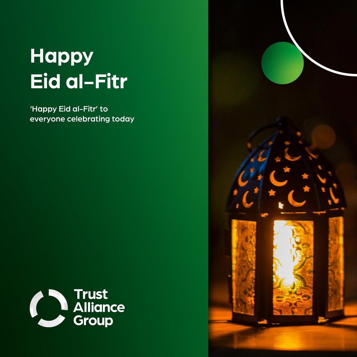 Eid Mubarak! We'd like to wish a Happy Eid al-Fitr to everyone celebrating today. #EidMubarak #EidAlFitr