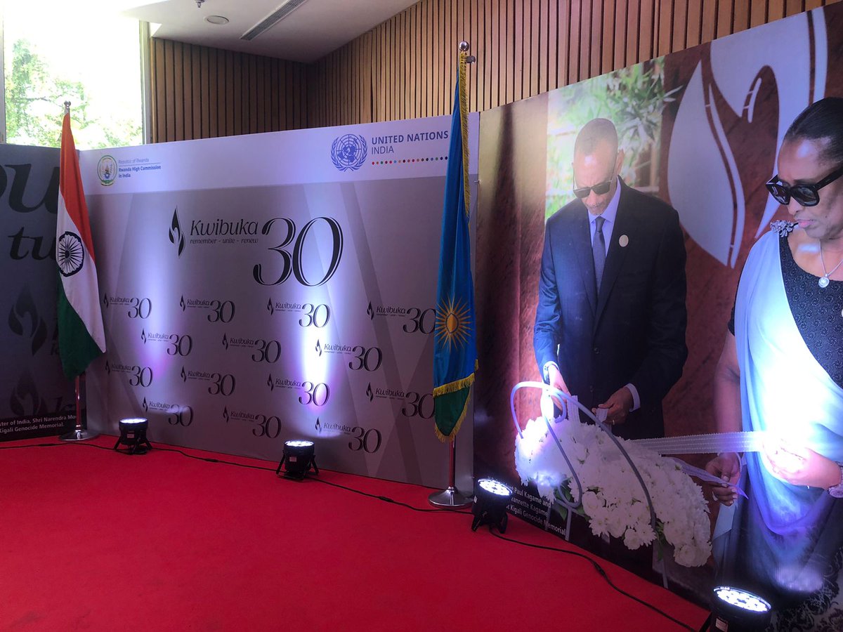 'Never Again; history must not repeat itself.' #AhlconIntl joined the commemoration of #InternationalDayOfReflection on the 1994 Genocide against Tutsi in Rwanda to honour the victims and raise awareness. #30YearsOfGenocide #Kwibuka30