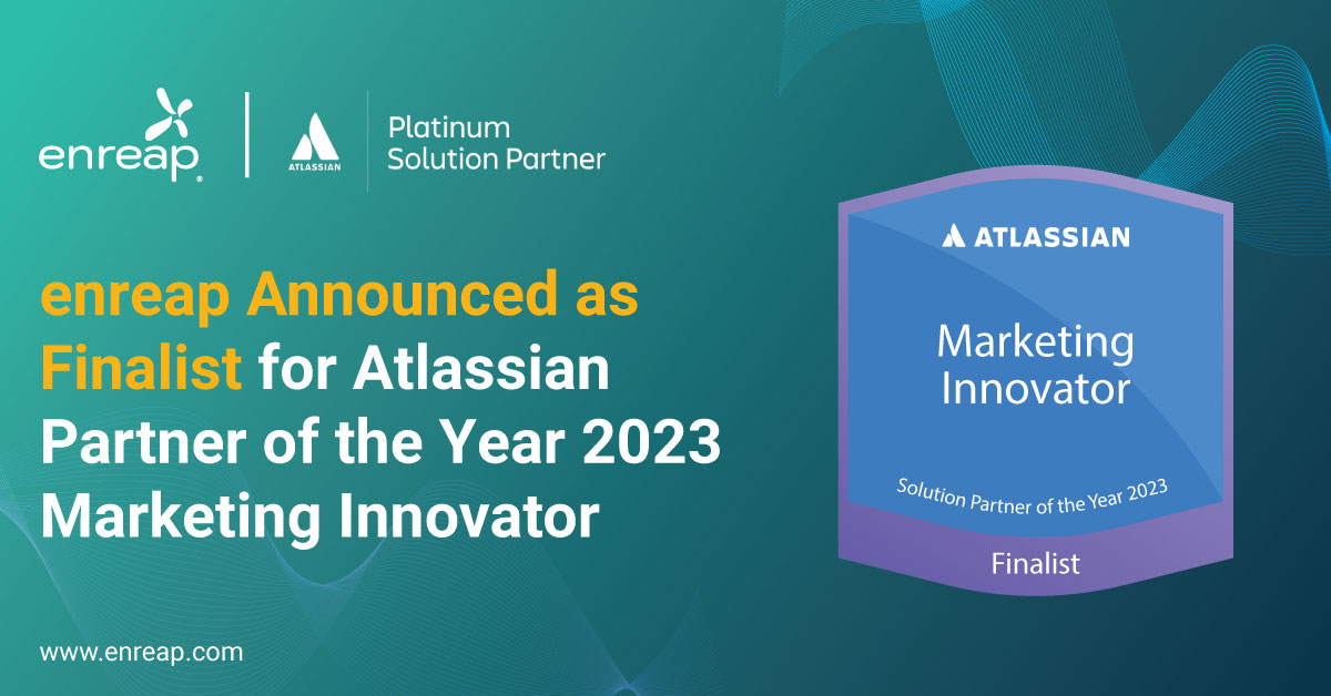 enreap_india's tweet image. Honored to be named a finalist for the @Atlassian Partner of the Year 2023 Marketing Innovator award! Our team&apos;s dedication to guiding companies through digital transformation journeys is reflected in this recognition. 

Thank you for inspiring us!

#AtlassianPartner #Recognition