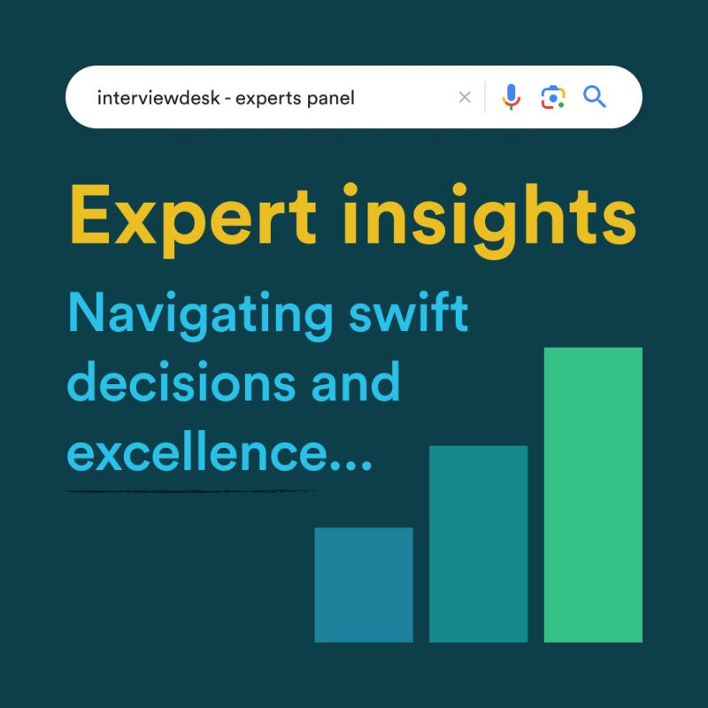 Explore the art of navigating agile choices and reaching pinnacle performance. 

Elevate your understanding with expert perspectives 🚀

Book your panel now: lnkd.in/g2wXv9mh

#ExpertInsights #ExcellenceJourney #InterviewDesk #DecisionMaking #SwiftDecisions